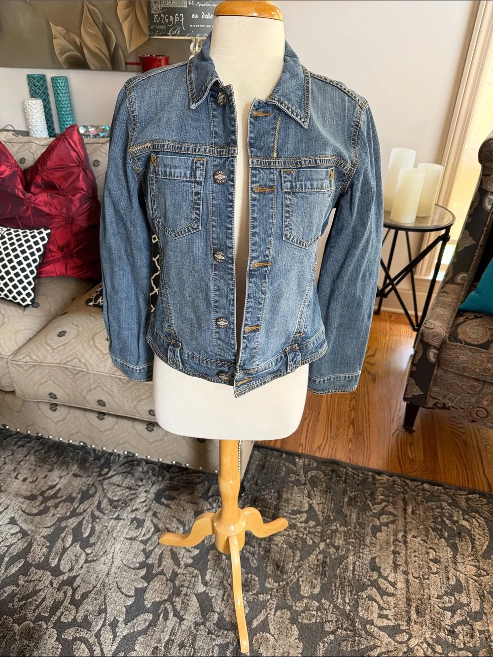 CabiClassic Blue Denim Jacket - Women